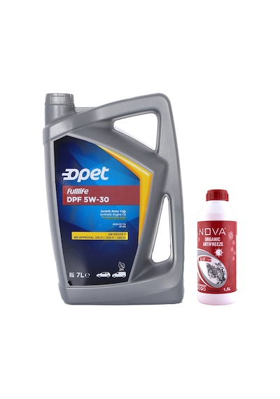 Opet Fulllife Dpf 5W-30 Sentetik Motor Yağı 7 L + Antifriz 1500 ML