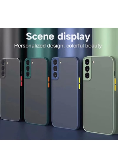 Samsung Galaxy Uyumlu A26 Kılıf Mat İz Yapmaz Renkli Tuşlu Silikon Kapak
