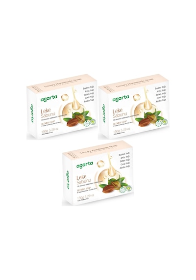 Agarta El Yapımı Doğal Sabun 150gr Leke 3 Lü Set Doğal