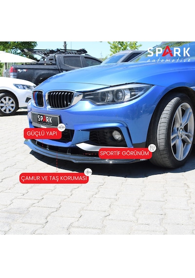 Bmw 4 Serisi 4.20 Ön Tampon Lip Eki Uyumlu 2014-2020