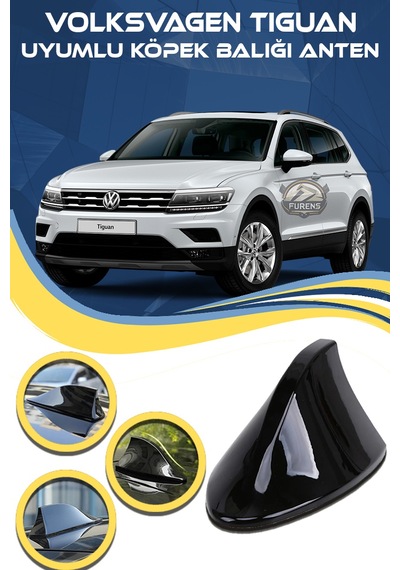 Volksvagen Tiguan Uyumlu Oto Balık Sırtı Anten Elektrikli Köpekbalığı Balina Tavan Anteni