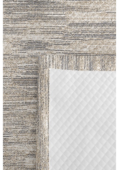 Gri Bej Geometrik Genç Odası Tek Kişilik Pike Takımı-modern Çizgili 160x220 Cm Kapitone Yatak Örtüsü Kışlık Kum Havası