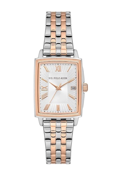 U.s. Polo Assn. Uspa2098-04 Quartz Çelik Rose/gri Kadın Kol Saati Gri