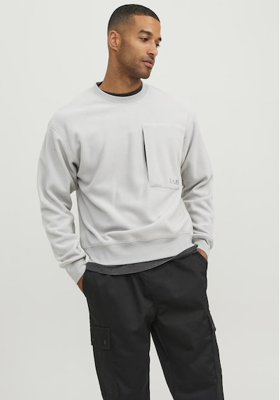Jack & Jones L.a.b İşlemeli Bisiklet Yaka Polar Sweatshirt 12241523 High-rise Koyu Siyah Jack & Jones L.a.b İşlemeli Bisiklet Yaka Polar Sweatshirt 12241523 High-rise Koyu Siyah