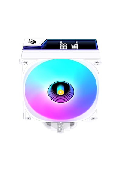 Ng Frost 600w 220w Tdp Argb Fanlı Derece Ve Devir Göstergeli Üst Seviye Kule Tipi Cpu Soğutucu Beyaz
