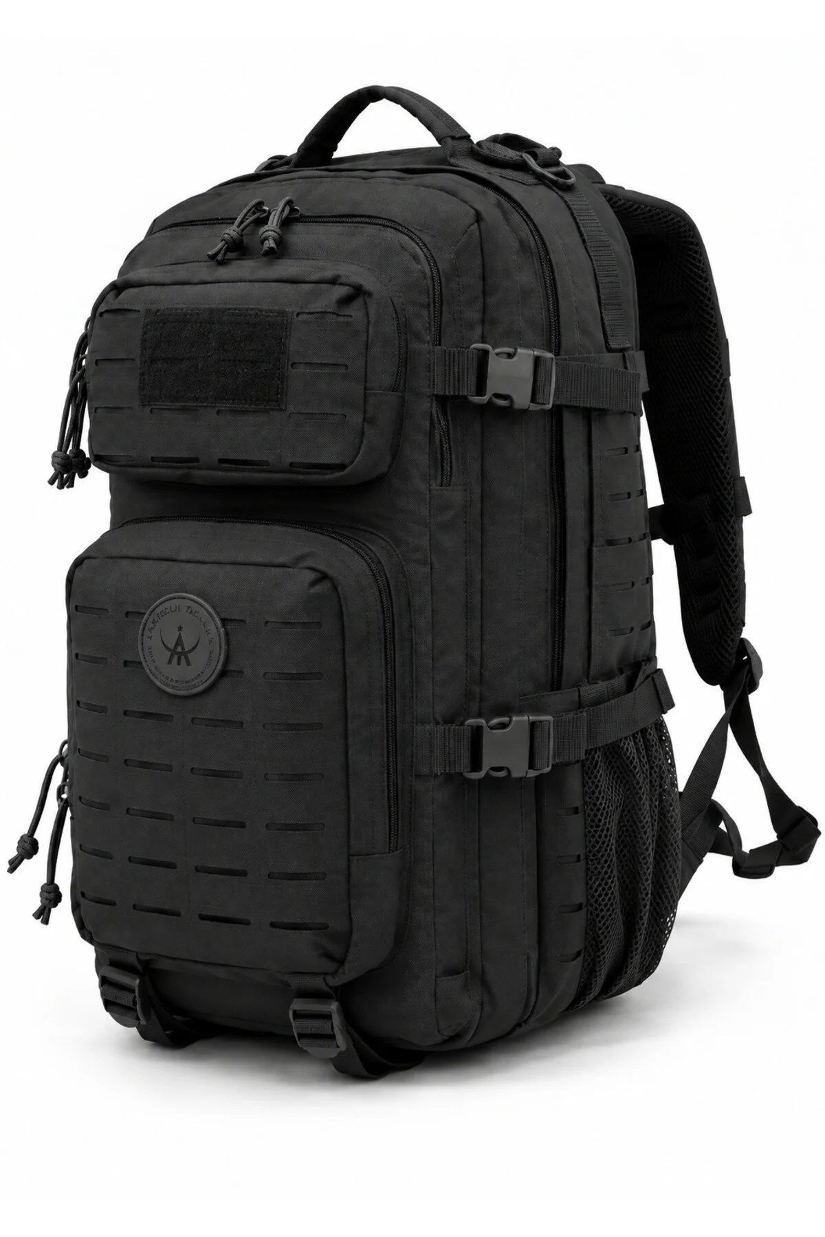 Anadolu Tactical 45l Taktik Sırt Çantası Haki Geniş Hacimli Çok Bölmeli Askeri Kamp Outdoor Çantası Siyah