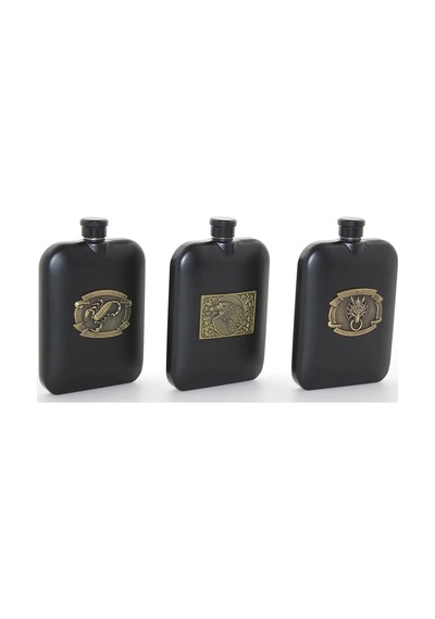 Paslanmaz Çelik Kabartmalı Tekli 6 Oz Matara Alk2666 Standart