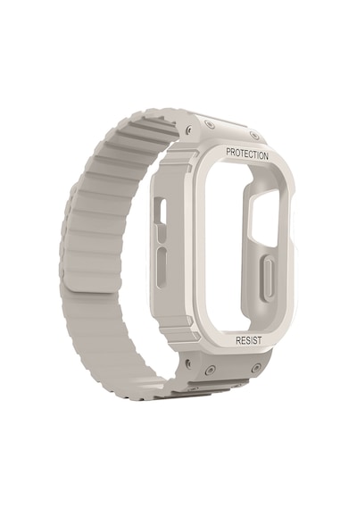 Apple Uyumlu Watch  38mm Kd-142 Airbag Tasarımlı Kasa Koruyuculu Silikon Kordon