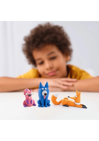 Hey Clay Yaratıcı Kil Seti - Forest Animals Çok  Renkli