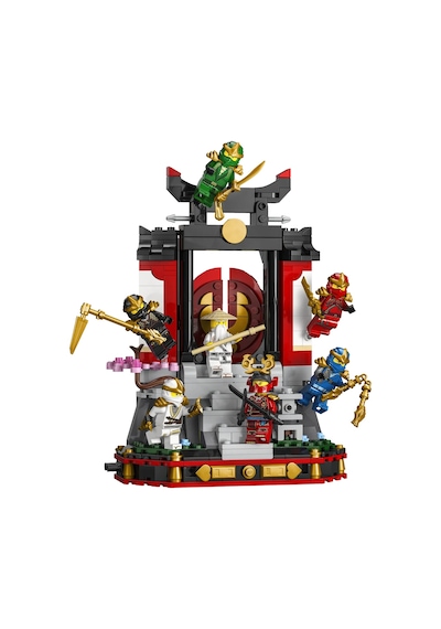 LEGO® NINJAGO® Ninja Karakteri Sergileme Modeli 15. Yıl Dönümü 71866 -14 Yaş ve Üzeri için Minifigür İçeren Yapım Seti (447 Parça)