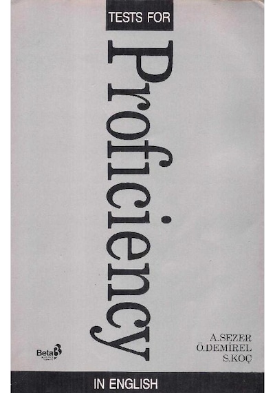 Tests For Proficiency İn English - A.sezer-ö.demirel-s.koç