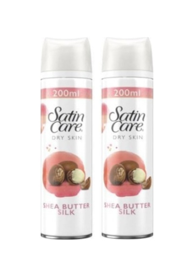 Satin Care Tıraş Jeli Kuru Ciltler 200 Ml X 2 Adet