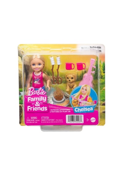 Barbie Chelsea Doğa Macerası Oyun Seti Jjv61