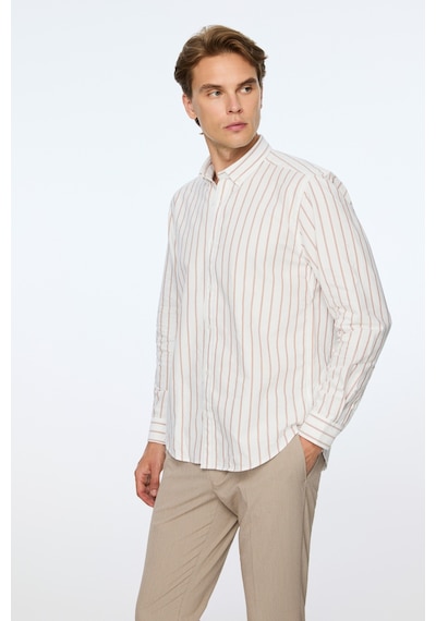 Morven Erkek Vizon Pamuk Trend Çizgili Dynamic Fit Düğmeli Yaka Gömlek 26ms004027405 Vizon Morven Erkek Vizon Pamuk Trend Çizgili Dynamic Fit Düğmeli Yaka Gömlek 26ms004027405 Vizon