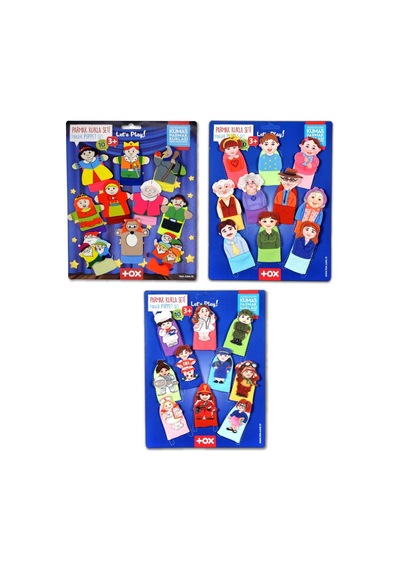 3 Set 30 Parça Tox Masal Kahramanları Aile Bireyleri ve Meslek
