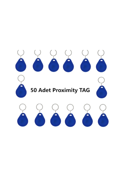 Tag Manyetik Anahtarlık - 50 Adet Göstergeç Proximity Anahtarlık