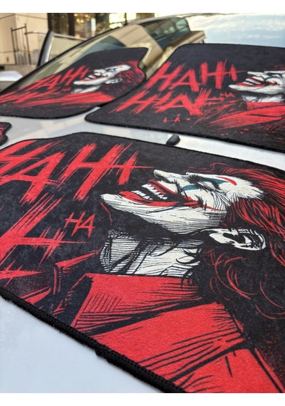 Lüx Oto Halı Paspas Desenli Yıkanabilir Unıversal Her Araca Uyumlu Joker
