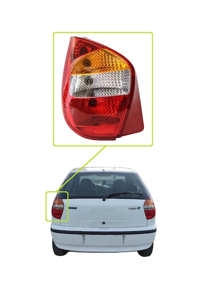 Fiat Palio Arka Stop Lambası 2003 - 2012 Kasa Uyumlu Sol Taraf N11.8999