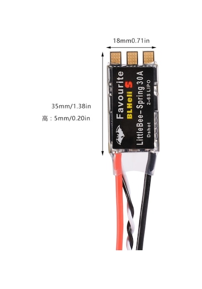1 Adet Fvt Littlebee 30A Esc Blheli S Dshot 2 6S Racer Drone Esc