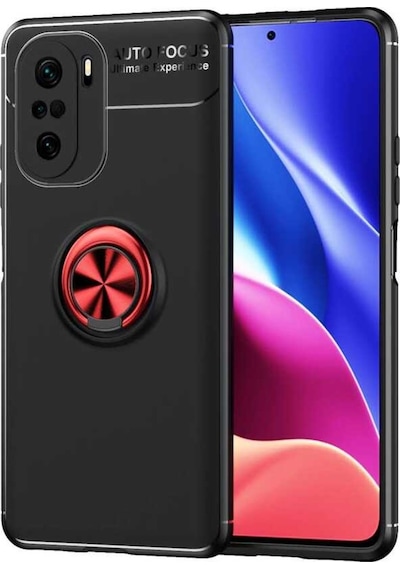 Xiaomi Redmi K40 Kılıf Yüzüklü Magnetli Ravel Case