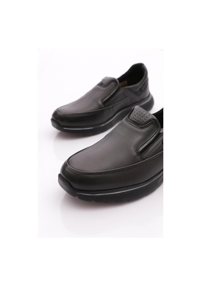 King Paolo G1232 Centro Anatomik Loafer Ayakkabı Siyah