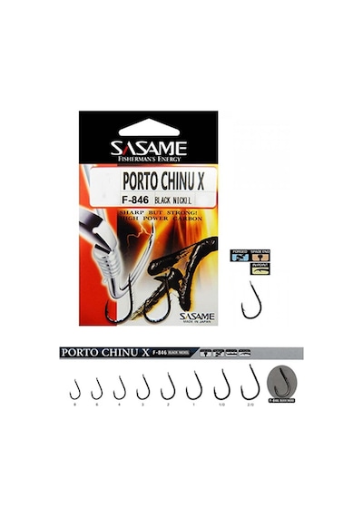 Sasame Porto Chinu X F-846 Serisi Olta İğnesi 1/0