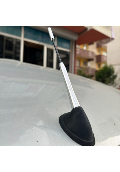 Oto Anten Krom Tavan Anteni Ve Gövde Takımı Uzun Kısa Ayarlanabilir Tüm Araçlara Uyar