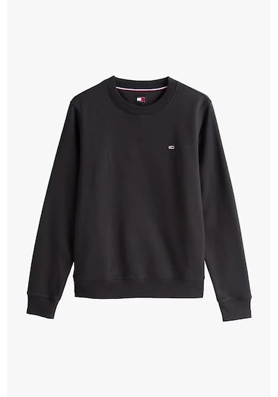 Tommy Hilfiger Kadın Mürettebat Yaka Sweatshirt - Siyah Black