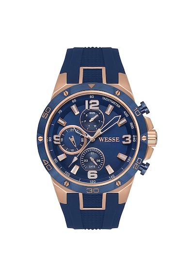 Wesse Wwg4023-05 Quartz Silikon Mavi 45 Mm Erkek Kol Saati