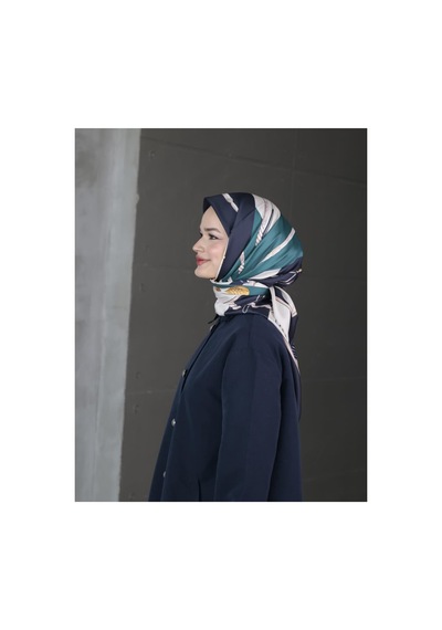 Bushu Cool Belt Twill Eşarp mavi
