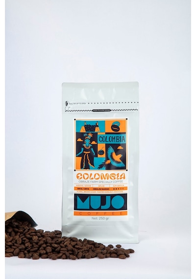 Colombia Obraje Farm Specially Coffee Çekirdek Kahve-250gr-moka Pot Moka Pot