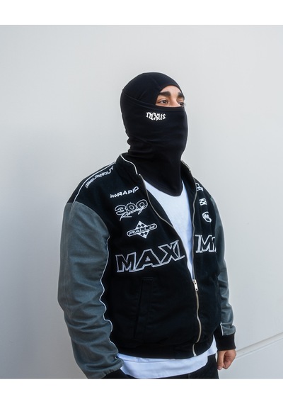 Flex Flexus Ünisex Siyah Kar Maskesi Rahat Nefes Alınabilir- Balaclava- Drill-soğuktan Korur-motor-kış-
