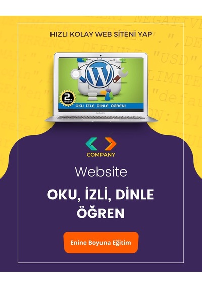 WordPress Eğitim Seti (Süper İki Kitap)