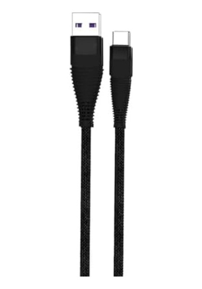 Usb Type-c Pd 5a 100 W Örgülü Hızlı Şarj Ve Data Kablosu 1 Metre Siyah Szc-04