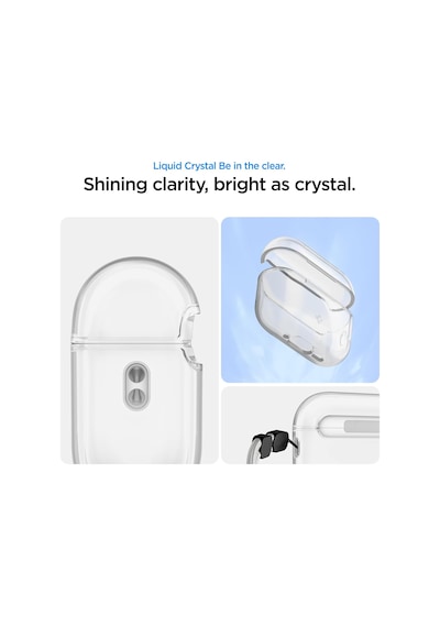 Airpods Pro 3 İle Uyumlu Şeffaf Kılıf Liquid Crystal Clear - Acs10019