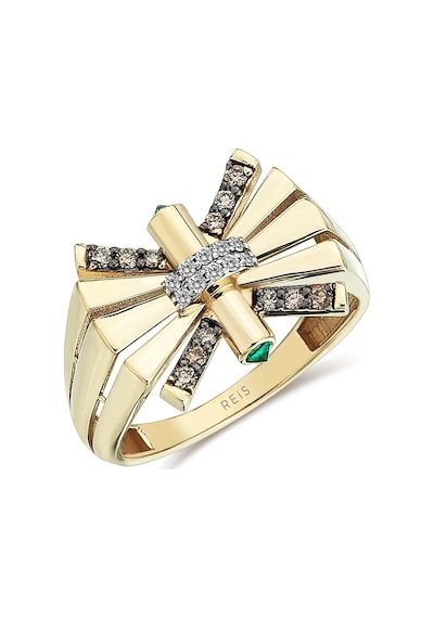 Reis Kuyumculuk T10201 Majestic Ring Altın Yüzük