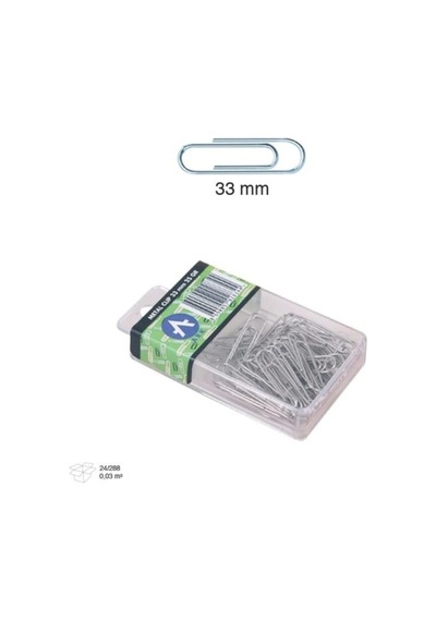 Ark Metal Ataç 33 Mm 25 Gr Plastik Kutulu 2 Adet