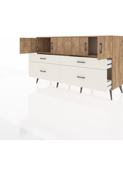 Hyperion Konsol 2 Raflı 4 Çekmeceli 4 Kapaklı 176x44x99 Çam-çam/a Çam-çam/aytaşı Hyperion Konsol 2 Raflı 4 Çekmeceli 4 Kapaklı 176x44x99 Çam-çam/a Çam-çam/aytaşı