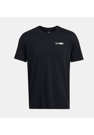 Under Armour Ua Hw Armour Label Ss Erkek T-shirt-31819 Siyah