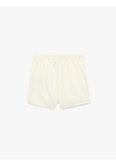 Koton Pamuklu Gabardin Kumaş Beli Lastikli Düğme Detaylı Pileli Şort Etek Ekru 6skg40012aw Ekru Koton Pamuklu Gabardin Kumaş Beli Lastikli Düğme Detaylı Pileli Şort Etek Ekru 6skg40012aw Ekru