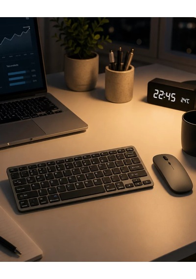 Northcity Kablosuz Klavye Mouse Kombini - Bluetooth 5.0, Tablet Ve Bilgisayar Uyumluluğu
