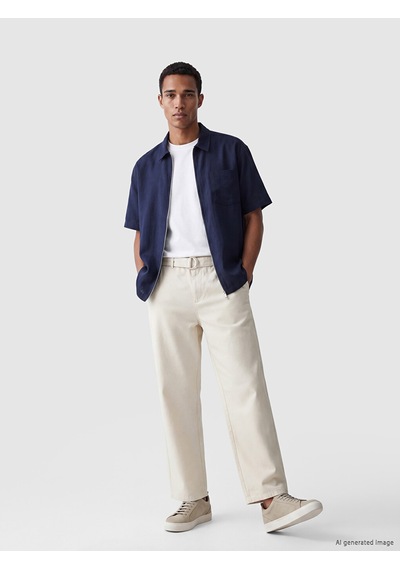 Lc Waikiki Lc Waıkıkı Ekru Regular Fit Kemerli Erkek Pantolon Lc Waikiki Lc Waıkıkı Ekru Regular Fit Kemerli Erkek Pantolon