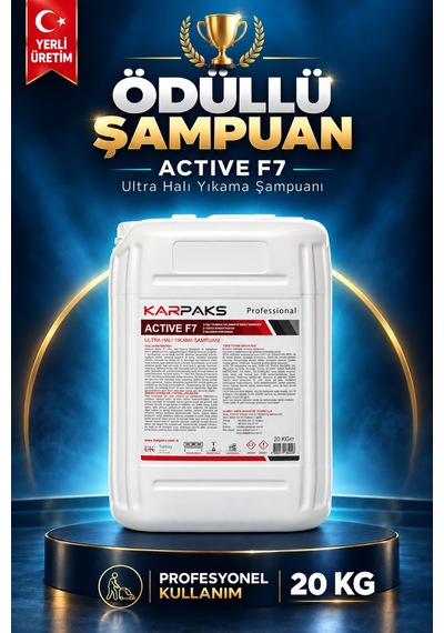 Active F7 Ultra Halı Yıkama Şampuanı 20kg Tekli