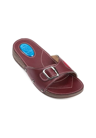 Comfort Style Kadın Bordo Ortopedik Halluks Ve Topuk Dikeni Terliği Kemik Çıkıntısı Terliği Bordo