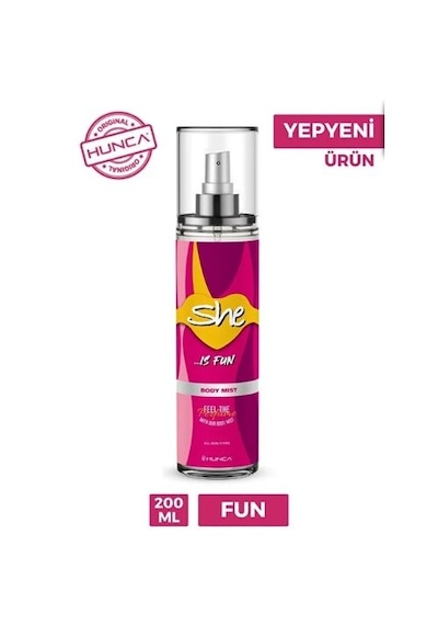She Is Fun Body Mist 200 Ml
