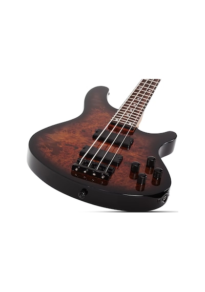 Schecter C-4 Standard Bas Gitar Tobacco Burl