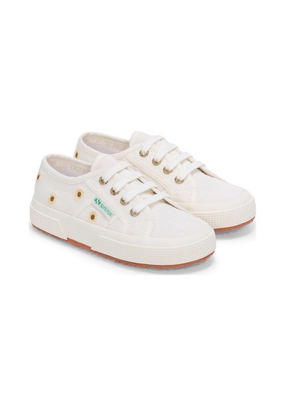 Superga 2750 Kids Embroidery Linen Sunflower Çocuk Unisex Beyaz Bileksiz Sneaker Beyaz-168 Superga 2750 Kids Embroidery Linen Sunflower Çocuk Unisex Beyaz Bileksiz Sneaker Beyaz-168