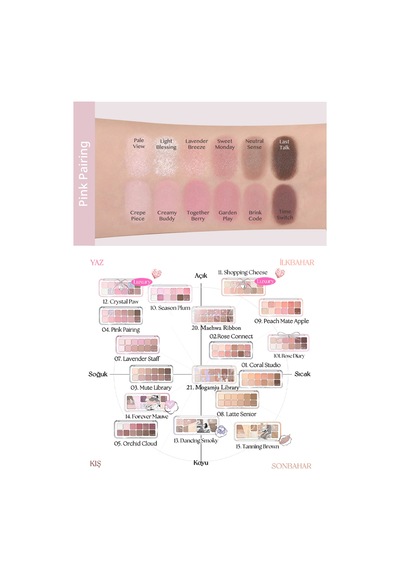 Clio Pro Eye Palette Air 04 Pink Pairing