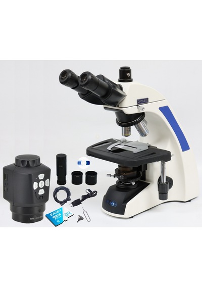 Ece Opto-edu Dijital Mikroskop Laboratuvar Araştırma Mikroskobu Trinoküler 2000x Yüksek Kontrastlı Infinity Plan Optik Sistem Ve Hdmı Usb Bağlantılı Mikroskop Kamerası Alüminyum Bavulda