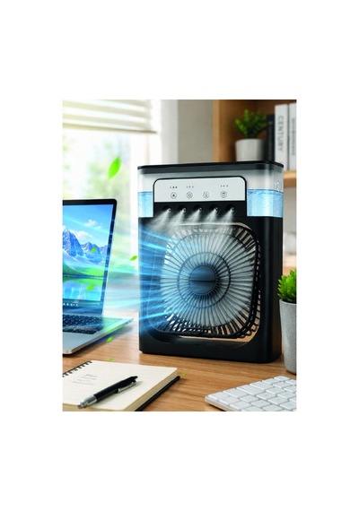 Serinletici Fan Type-c Bağlantı Zamanlayıcı 7 Renk Ambiyans Işığı - Hs08377145-9819 Renkli
